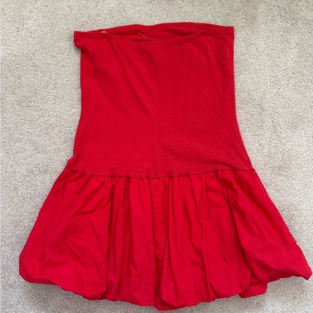 wild fable Red Strapless Mini Dress - Picture 2 of 3